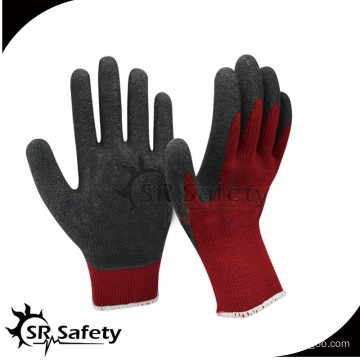 SRSAFETY 10g nappy acrylic liner work glove winter latex gloves